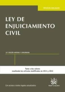 ley de enjuiciamiento civil (22ª ed)-9788490332238