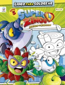 superzings libro para colorear-9788494060038