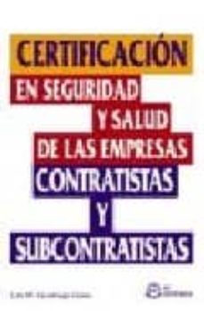 certificacion en seguridad y salud de las empresas y contratistas y subcontratistas-9788496169838