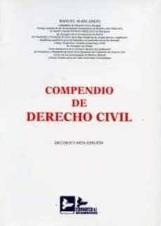 compendio de derecho civil (14ª ed.)-manuel albaladejo-9788496261938
