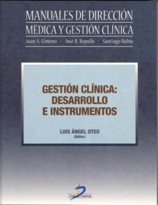 gestion clinica: desarrollo e instrumentos (ebook)-9788499690438
