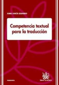 competencia textual para la traduccion-9788499859538