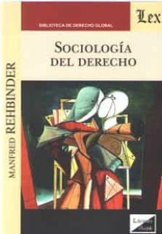 sociologia del derecho-manfred rehbinder-9789563922738