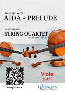 viola part : aida prelude for string quartet (ebook)-9791221300338