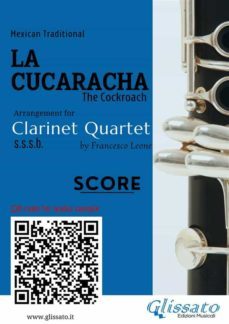 clarinet quartet score of "la cucaracha" (ebook)-9791221390438