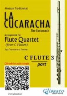 flute 3 part of "la cucaracha" for flute quartet (ebook)-9791221391138