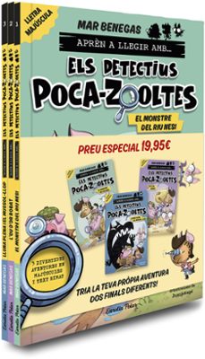pack apren a llegir amb... els detectius poca-zooltes!  1,2 i 3: en lletra majus-mar benegas-9791387519438