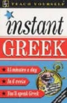 teach yourself instant greek-elisabeth smith-9780340780848