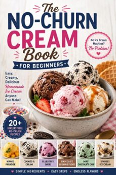 the no-churn icecream book for beginners-jeremy noah-9780557973248
