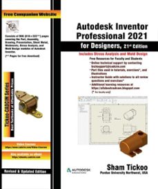 autodesk inventor professional 2021 for designers, 21st edition (ebook)-sham tickoo-9781640570948