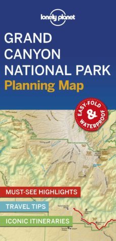 lonely planet grand canyon national park planning map 2019-9781788685948