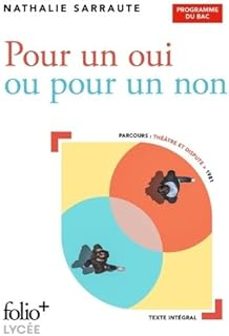 pour un oui ou pour un non: programme du bac: parcours theatre et dispute, 1982-9782073052148