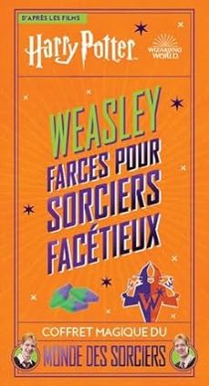 weasley, farces pour sorciers facetieux : d apres les films harry potter : coffret magique du monde des sorciers-9782075197748
