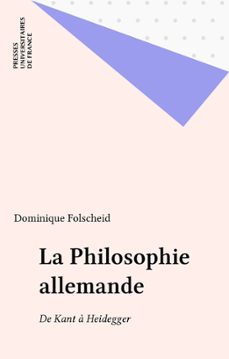 la philosophie allemande (ebook)-dominique folscheid-9782130707448