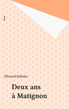 deux ans a matignon (ebook)-edouard balladur-9782259236348