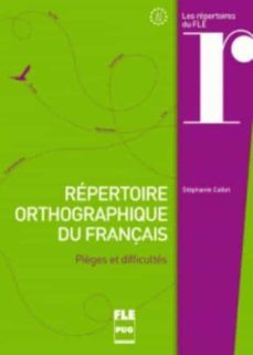 repertoire orthographique du français-9782706122248