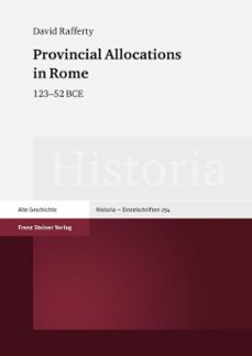 provincial allocations in rome (ebook)-david rafferty-9783515121248