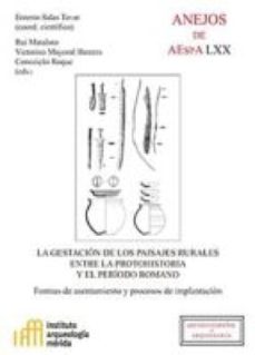la gestacion de los paisajes rurales entre la protohistoria y el periodo romano : formas de asentamiento y procesos de implantacion (ebook)-ernesto salas tovar-9788400098148