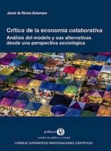 critica de la economia colaborativa-javier de rivera outomuro-9788400108748