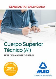 cuerpo superior tecnico de la generalitat valenciana (a1). test de la parte general-9788414213148
