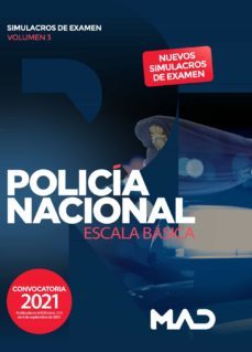 policia nacional escala basica. simulacros de examen (vol. 3)-9788414249048
