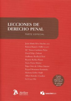 lecciones de derecho penal: parte especial (4ª ed.)-9788415690948