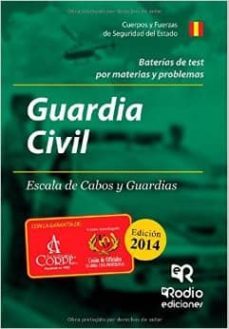 guardia civil. escala de cabos y guardias. bateria de test por ma terias y problemas.-avelino cordero pajares-9788416232048