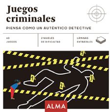 juegos criminales: piensa como un autentico detective-9788417430948