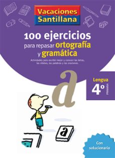 vacaciones gramatica y ortografia 4º educacion primaria-9788429407648