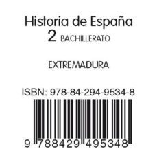 historia de españa + historia extremadura  2bto ed 2009-9788429495348