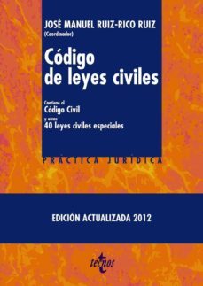 codigo de leyes civiles ( ed. actualizada 2012)-9788430955848