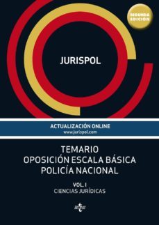 temario oposición escala básica policía nacional vol. i: ciencias jurídicas-9788430967148