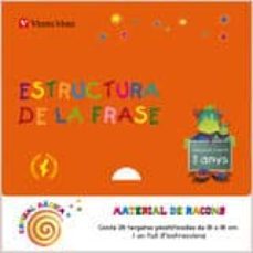 capsa estructura de la frase3 anys nfantil 3 años valencia-9788431698348