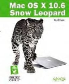 mac os x 10.6 snow leopard-david pogue-9788441527348