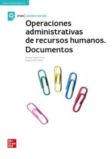 operaciones administrativas de recursos humanos. documentos-soledad lopez barra-manuel eugenio ruiz otero-9788448636548