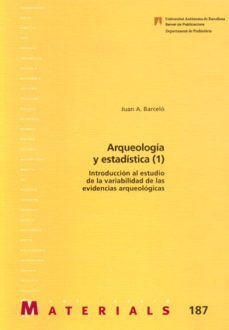 arquelogia y estadistica 1-juan a. barcelo-9788449024948