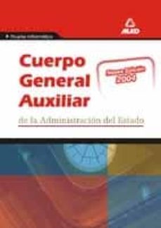 prueba informatica para el cuerpo auxiliar de la administracion d el estado-9788466533348