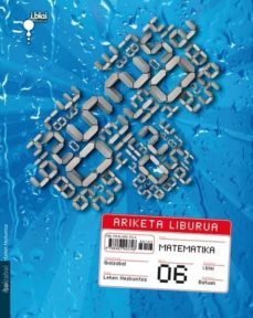 arik.lib.matem.6-i.blai ed 2010 euskera-9788483943748