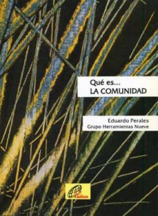 que es la comunidad-eduardo perales-9788489021648