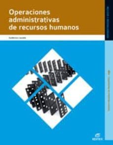 operaciones administrativas de recursos humanos 2012-9788490030448