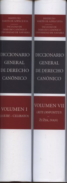diccionario general de derecho canonico ( 7 volumenes)-9788490141748
