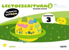 planeta letron lectoescritura nivel 3 cuaderno 3 pauta  5 años-9788491899648