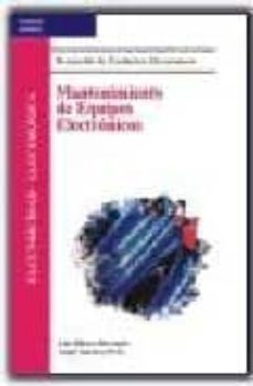 mantenimiento de equipos electronicos-luis blanco barragan-angel sanchez ovies-9788497320948