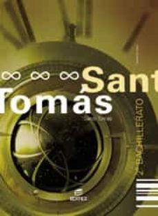 santo tomas de aquino 2º bachillerato-9788497710848