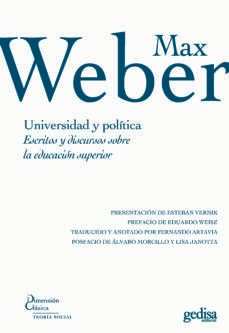 universidad y politica-max weber-9788497842648