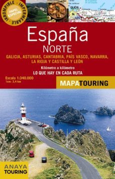 mapa de carreteras 1:340.000 - norte de españa (desplegable)-9788499356648