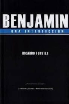 benjamin: una introduccion-9789876310048