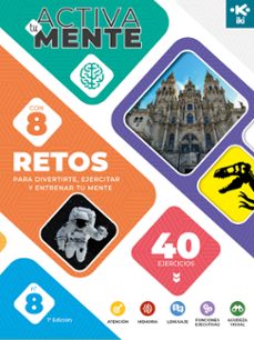 iki activa tu mente: retos 8. 8 retos con 40 ejercicios-9791387746148