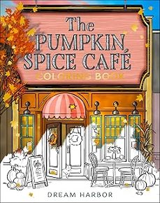 the pumpkin spice cafe coloring book-laurie gilmore-9780008759858