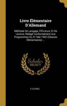 livre lmentaire dallemand-9780270071658